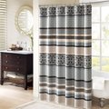 Madison Park Madison Park MP70-3039 Princeton Jacquard Shower Curtain; Blue - 72 x 72 in. MP70-3039